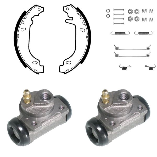 FREN PABUÇ KİTİ ARKA RENAULT 19 07/88 11/95