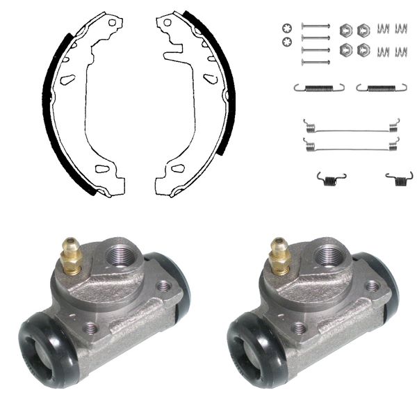 FREN PABUÇ KİTİ ARKA CITROEN XSARA. ZX / PEUGEOT 306 07/92