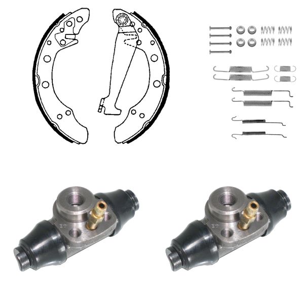 FREN PABUÇ KİTİ ARKA AUDI A2; SEAT AROSA. CORDOBA. IBİZA. TOLEDO; VW FOX. GOLF. LUPO. POLO. VENTO 07