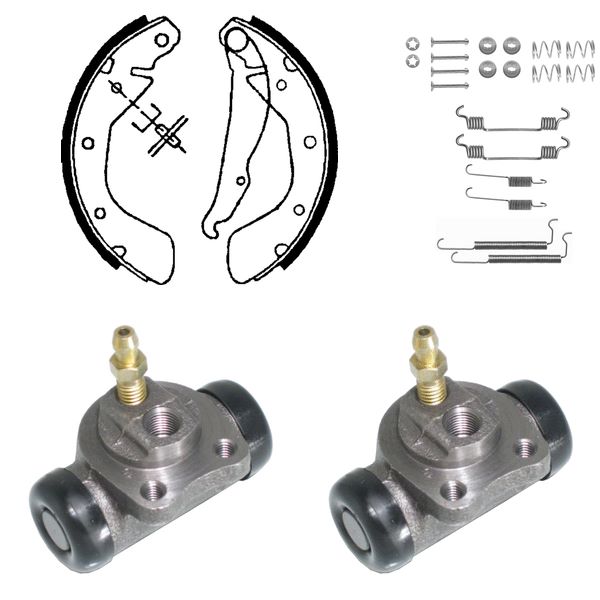 FREN PABUÇ KİTİ ARKA OPEL ASTRA. CORSA. CORSA VAN. TİGRA. VECTRA 07/92