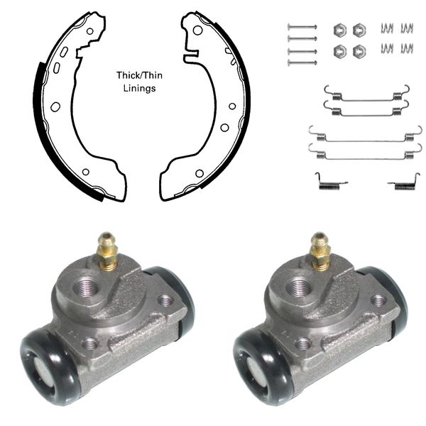 FREN PABUÇ KİTİ ARKA NISSAN PRİMERA 02/90 05/96