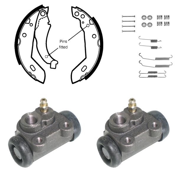 FREN PABUÇ KİTİ ARKA RENAULT 19 07/88 11/95