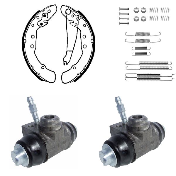 FREN PABUÇ KİTİ ARKA AUDI 100; VW PASSAT 12/96