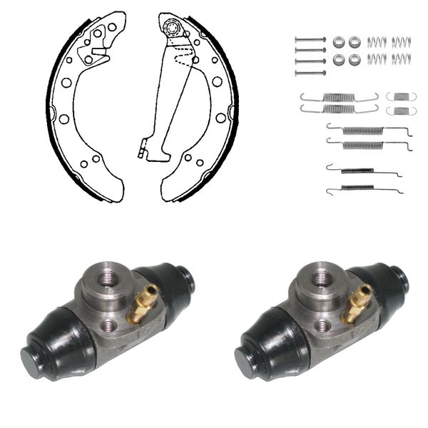 FREN PABUÇ KİTİ ARKA SKODA FAVORİT. FELİCİA. FORMAN / VW CADDY PİCK-UP 93