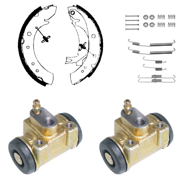 FREN PABUÇ KİTİ ARKA CITROEN JUMPER. RELAY / FIAT DUCATO / PEUGEOT BOXER 02/94 12/01