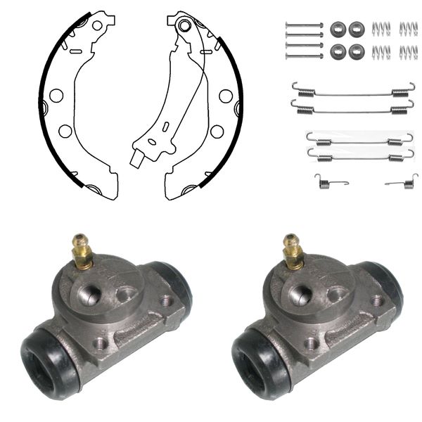 FREN PABUÇ KİTİ ARKA PEUGEOT 406 10/95 03/04