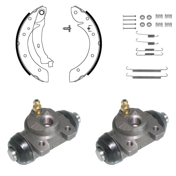 FREN PABUÇ KİTİ ARKA CITROEN BERLİNGO. XSARA PİCASSO / PEUGEOT PARTNER. RANCH 06/96