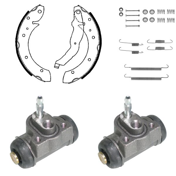 FREN PABUÇ KİTİ ARKA BMW 316. 318 02/94 04/01