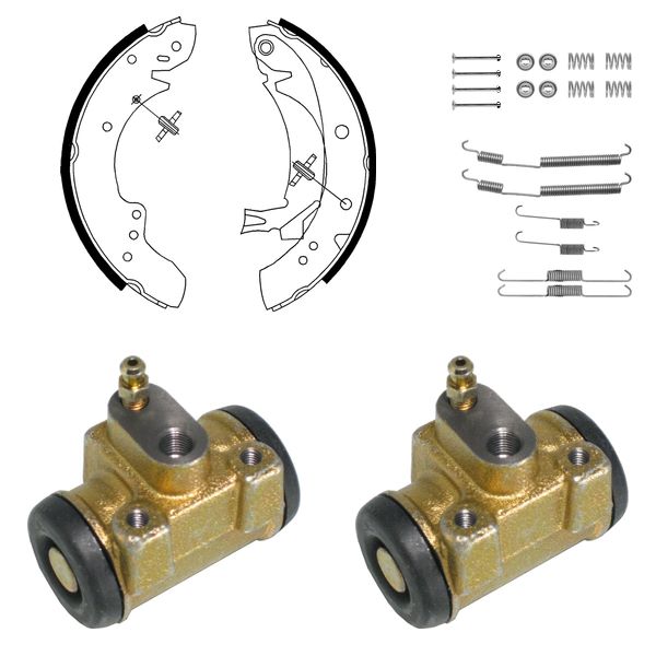 FREN PABUÇ KİTİ ARKA CITROEN JUMPER. RELAY / FIAT DUCATO / PEUGEOT BOXER 02/94