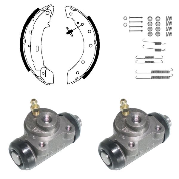 FREN PABUÇ KİTİ ARKA CITROEN XSARA. ZX / PEUGEOT 306 05/95