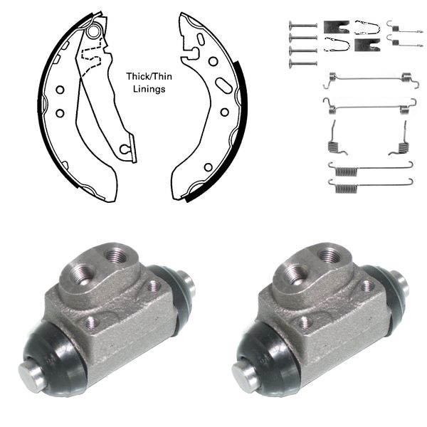 FREN PABUÇ KİTİ ARKA FORD ESCORT 01/95