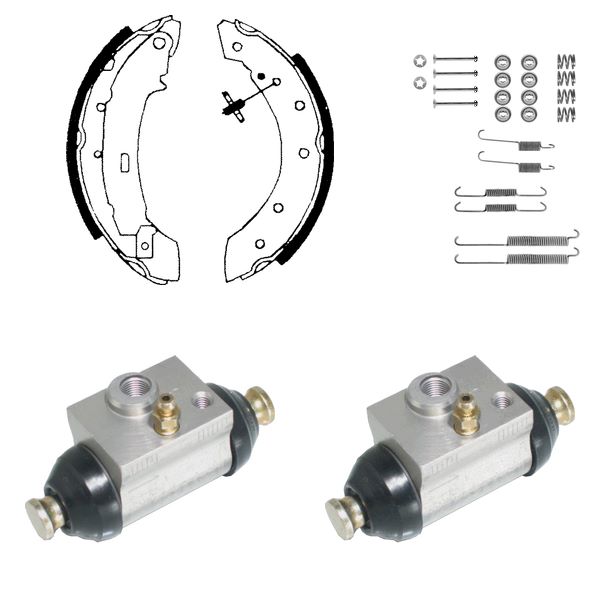 FREN PABUÇ KİTİ ARKA CITROEN SAXO. XSARA / PEUGEOT 106. 206. 306 09/98