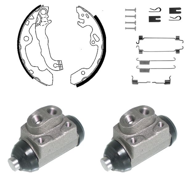 FREN PABUÇ KİTİ ARKA FORD FOCUS 09/98 11/04