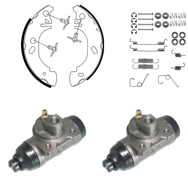 ARKA PABUÇ BALATA TRANSIT T12 2.0 2.5DI 2.5TD 94-00 254X52