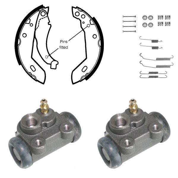 FREN PABUÇ KİTİ ARKA RENAULT CLİO 12/96 02/98