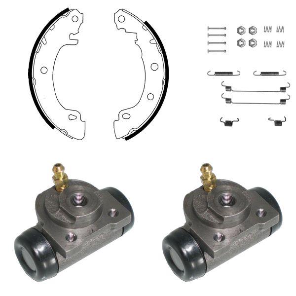 FREN PABUÇ KİTİ ARKA RENAULT MEGANE. SCENİC 02/99 05/03