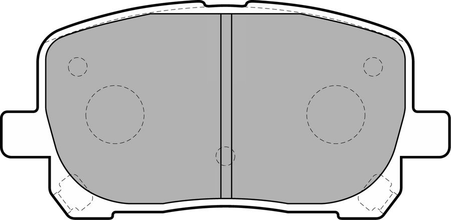 ÖN BALATA TOYOTA AVENSIS VERSO 2.0 2.0D 2001-2009 MATRIX 1.8 2002-2004