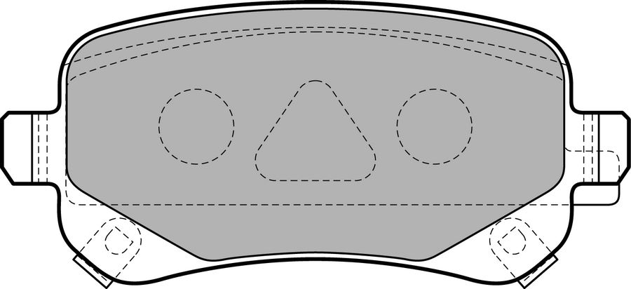 FREN BALATASI ARKA CHRYSLER VOYAGER / DODGE JOURNEY 01/08