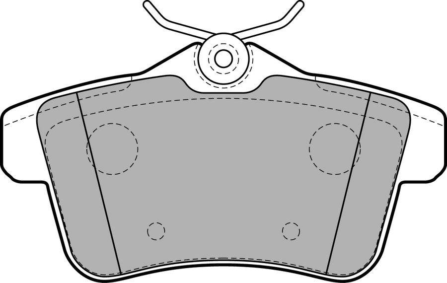 ARKA FREN BALATASI PEUGEOT P3008 09 16 P5008 09 17 P508 10 18 P308 GTI-RZC 10 14 CITROEN C4 09 16 DS4-DS5 11 15