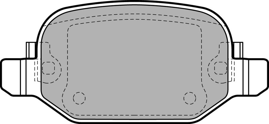 ARKA FREN BALATASI FIAT 500L 12 0.9 1.3DMTJ 1.4 1.6D MTJ