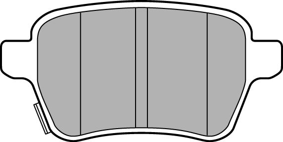 ARKA FREN BALATASI OPEL CORSA E 14 19 ADAM 14 19 15 JANT RPO J67 FIAT EGEA 16 500L 13 264MM