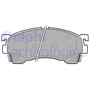 FREN BALATASI ÖN FORD PROBE / MAZDA 323. 626. MX6. PREMACY. XEDOS 11/91