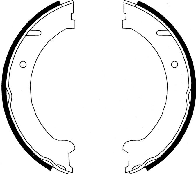 ARKA EL FREN BALATASI VOLVO S70 99 04 V70 99 04 XC70 99 04 177X25 MM