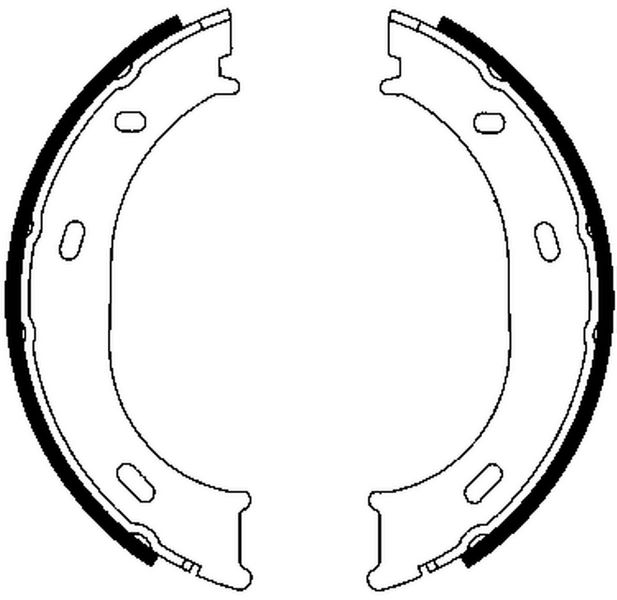 FREN BALATASI ARKA PARK FRENI MERCEDES SPRINTER B901 B904 . VW LT 28-35-46