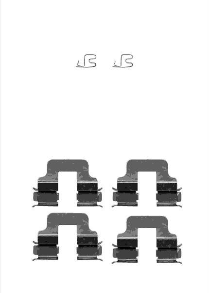 FREN BALATA MONTAJ TAKIMI ARKA ALFA ROMEO 147. 156. 164. 166 / KIA VENGA / LANCIA LYBRA / OPEL ASTRA