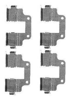 FREN BALATA MONTAJ TAKIMI ARKA LAND ROVER FREELANDER 02/06