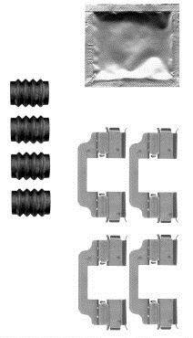 FREN BALATA MONTAJ TAKIMI ARKA BMW X3.5 SERİES.Z4 09