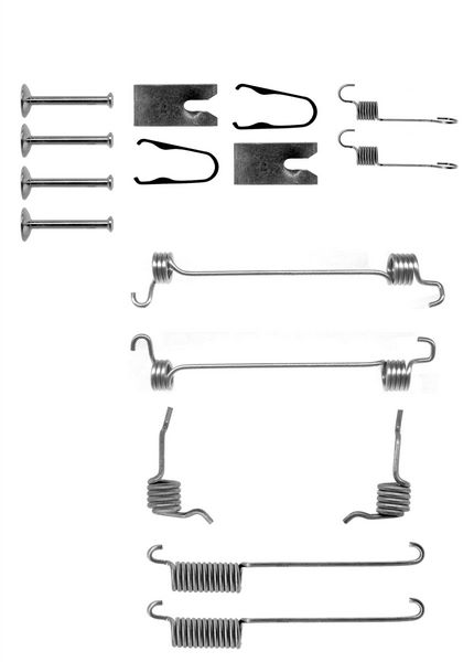 FREN PABUÇ MONTAJ TAKIMI ARKA FORD ESCORT. FİESTA. FİESTA VAN. KA. PUMA / MAZDA 121 08/90 01/01