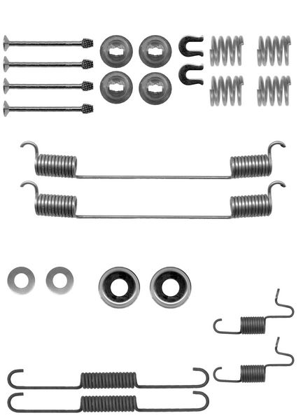 FREN PABUÇ MONTAJ TAKIMI ARKA NISSAN D21 PİCK-UP. D22 PİCK-UP. KİNG CAB. TERRANO. TRADE. URVAN. VANE