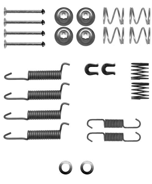 FREN PABUÇ MONTAJ TAKIMI ARKA OPEL FRONTERA II 10/98 10/04