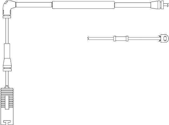 FREN İKAZ KABLOSU ÖN LAND ROVER RANGE ROVER / MERCEDES V200. V220. V230. V280. VİTO 95