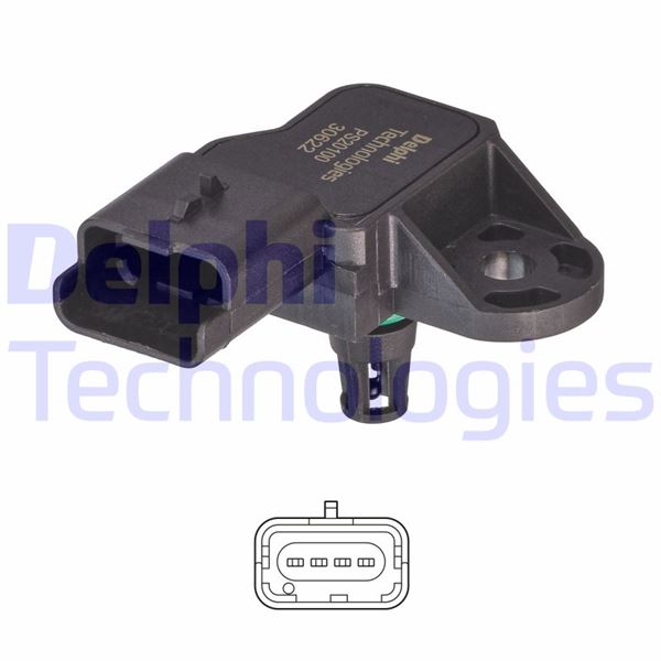 MAP SENSÖRÜ CITROEN C3-C3 PICASSO-C4 GRAND PICASSO-C4 PICASSO-DS3-PEUGEOT 207-207 CC-207 SW-3008-308 -308 CC-308 SW-5008-PARTNER-PARTNER TEPEE 02/2007