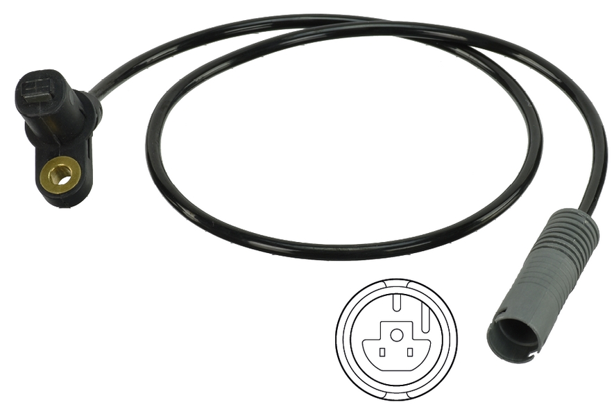 ABS HIZ SENSÖRÜ ARKA; SOL/SAĞ BMW 316.318.320.323.325.328.M3 04/91