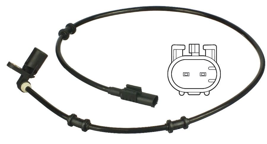 ABS SENSORU ON SOL MERCEDES ML-CLASS W163 98 05