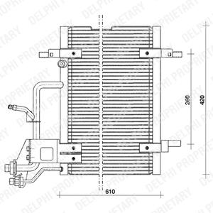KLİMA KONDENSERİ PASSAT 96-00 A4 95-00 610X420X19