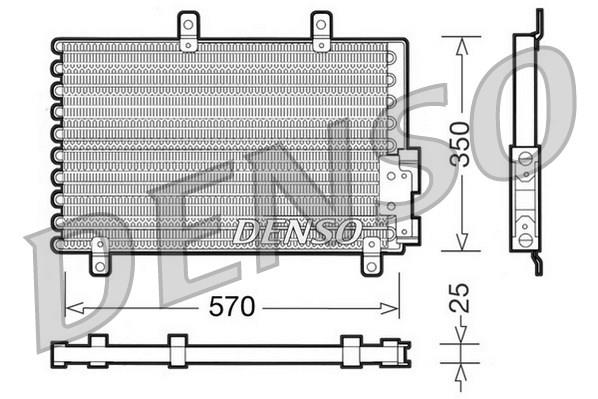 CONDENSER. AİR CONDİTİONİNG ALFA ROMEO 145 / 146 94-01