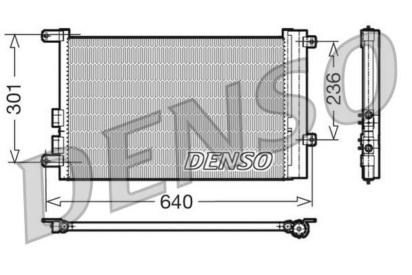 CONDENSER. AİR CONDİTİONİNG ALFA ROMEO 147 00-10