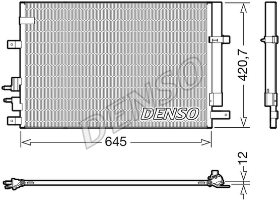 CONDENSER. AİR CONDİTİONİNG ALFA ROMEO 159 05-11