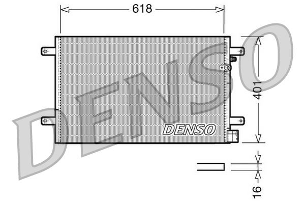 CONDENSER. AİR CONDİTİONİNG AUDI A4 8E. B6 00-04