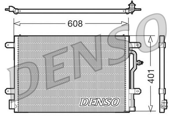 CONDENSER. AİR CONDİTİONİNG AUDI A4 8E. B6 00-04