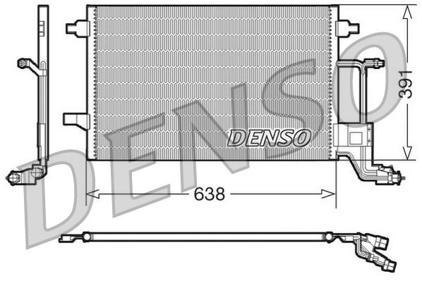 CONDENSER. AİR CONDİTİONİNG AUDI A6 4B. C5 97-05