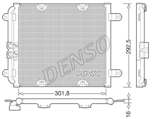 CONDENSER. AİR CONDİTİONİNG AUDI R8 42 07-15