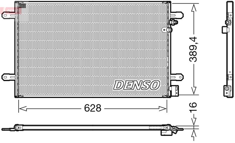 CONDENSER. AİR CONDİTİONİNG AUDI A6 4F. C6 04-11