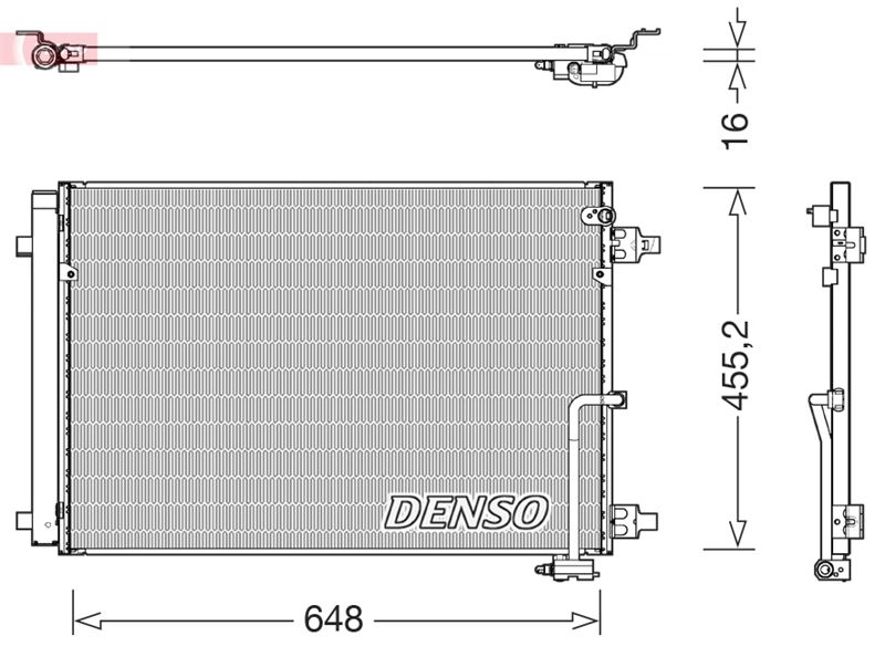 CONDENSER. AİR CONDİTİONİNG AUDI A8 4H 09-18