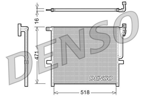 CONDENSER. AİR CONDİTİONİNG BMW X3 E83 04-11