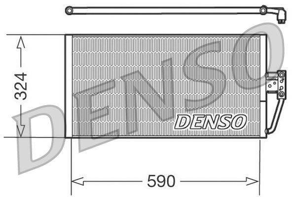 CONDENSER. AİR CONDİTİONİNG BMW 5 E39 95-04